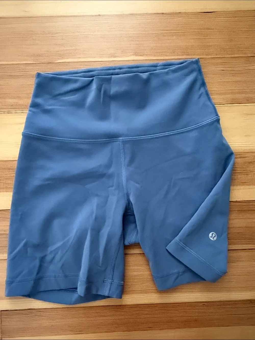 lululemon athletica Slate Blue High-Rise Bike Shorts size 6